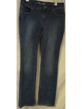 Wrangler Women JR 9x36 (32x36) Mid Rise Blue Stretch Denim Bootcut Jeans 09MWZAH